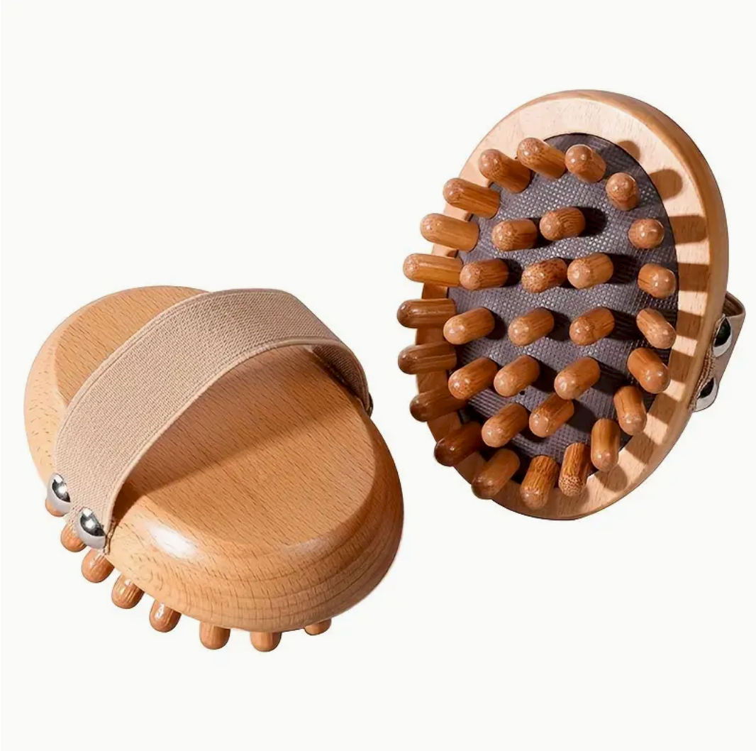 Houten Meridiaan Massageborstel - Diep Weefsel