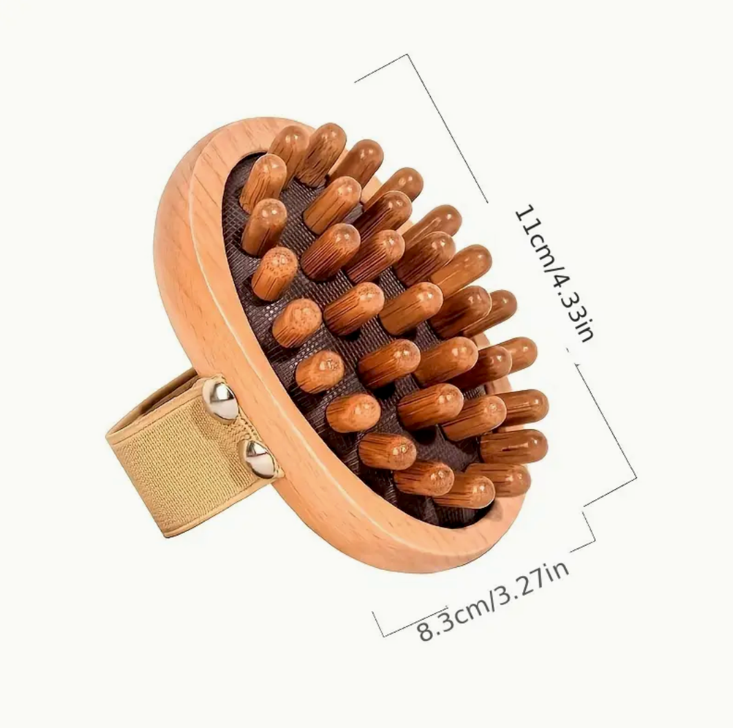 Houten Meridiaan Massageborstel - Diep Weefsel